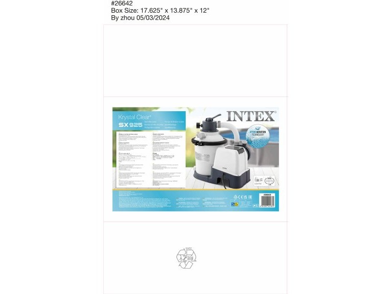 Растения за обработка на плувен басейн Intex SX925