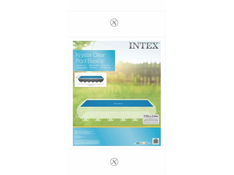Покривало за плувен басейн Intex 28017 Слънчев 732 x 366 cm Покривало за плувен басейн Intex 28017 Слънчев 732 x 366 cm