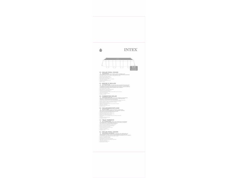 Покривало за плувен басейн Intex 28028 400 x 200 cm Слънчев Квадратен