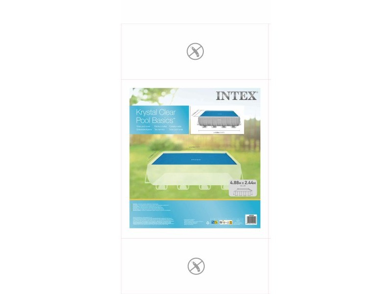 Покривало за плувен басейн Intex 28029 Квадратен Слънчев 476 x 234 cm