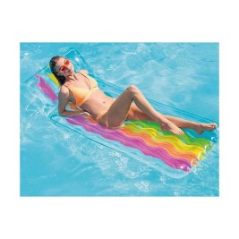 Надуваем матрак Intex Прозрачен Дъга PVC (203 x 84 cm)