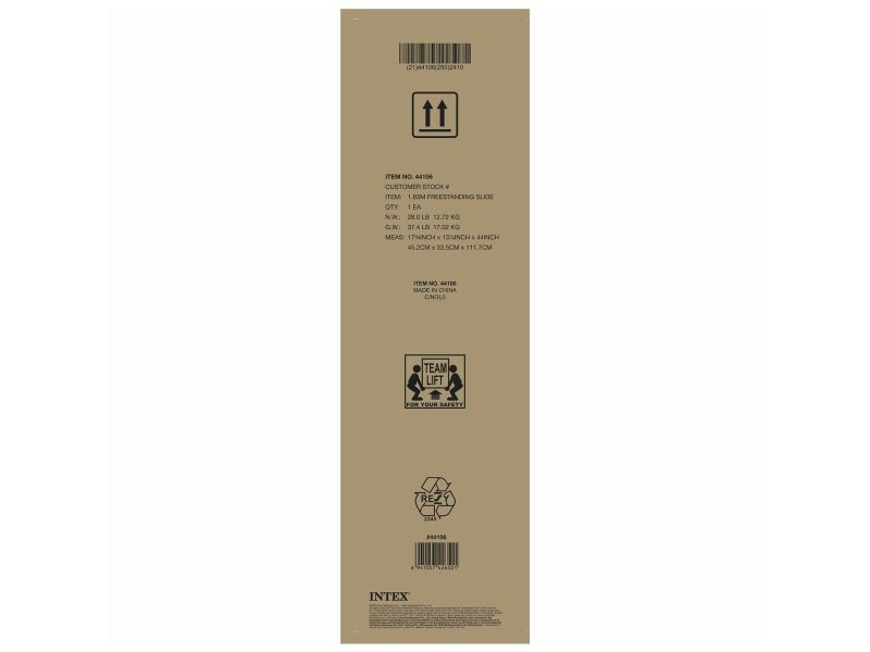 Пързалка Intex 84 x 119 x 196 cm
