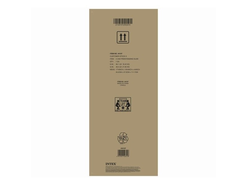Пързалка Intex 84 x 147 x 251 cm