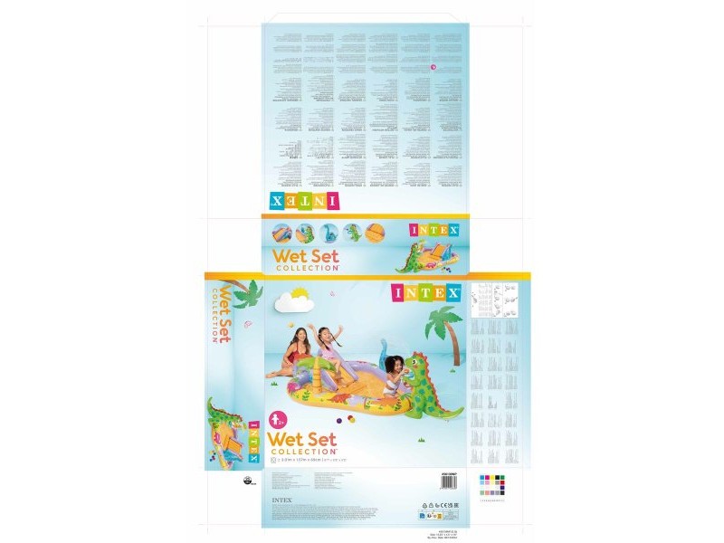 Детски басейн Intex Dino Park 201 x 157 x 69 cm