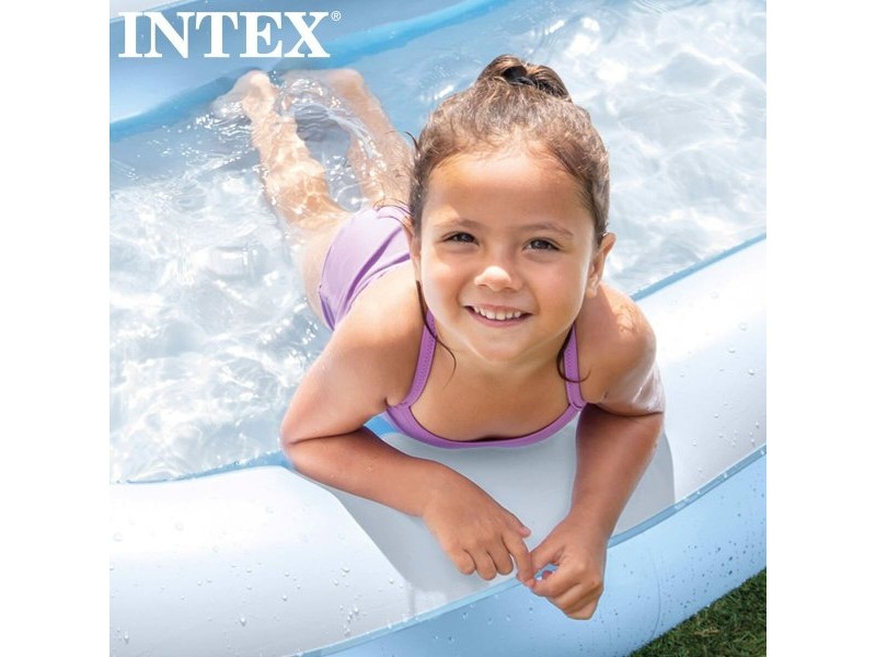 Детски басейн Intex 57403NP Квадратен Син 90 L 166 x 100 x 25 cm