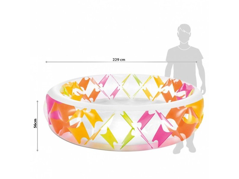 Надуваем Басейн Intex 56494NP 840 L 229 x 56 x 229 cm Надуваем Басейн Intex 56494NP 840 L 229 x 56 x 229 cm