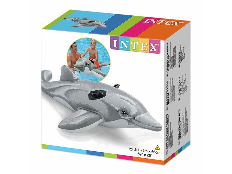 Надуваема Фигура за Басейн Intex Lil' Dolphin Ride-On