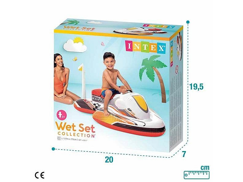Надуваем Intex 57520NP (117 x 77 cm) 117 x 77 cm