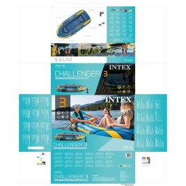 Надуваема Лодка Intex Challenger 3 295 x 43 x 137 cm