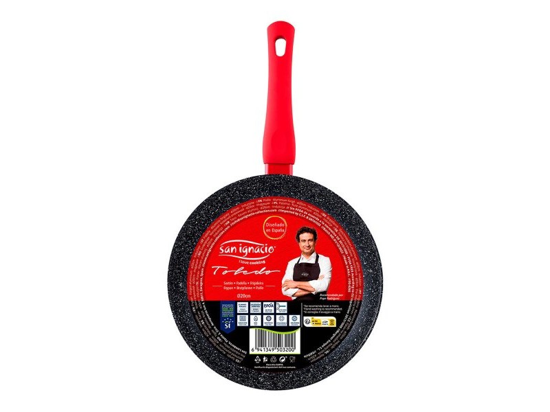 Тиган San Ignacio toledo Закален алуминиум Черен Ø 20 cm