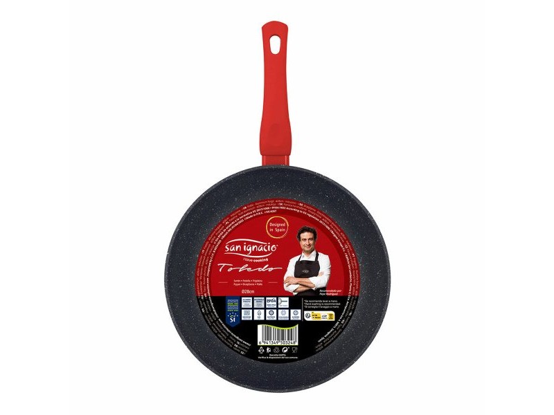 Тиган San Ignacio Toledo SG-6287 Ø 28 cm Черен Алуминий