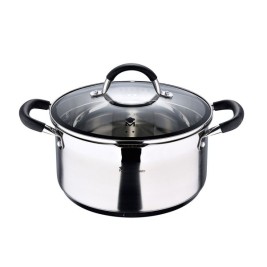 Касерола с Капак Masterpro foodies bgmp-1502-bk 5 L Ø 24 x 12 cm
