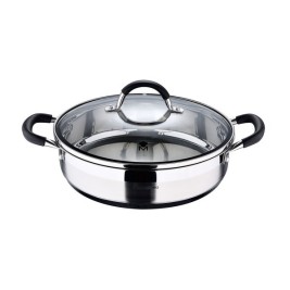 Касерола с Капак Masterpro 3,8 L Ø 28 x 7,5 cm Черен
