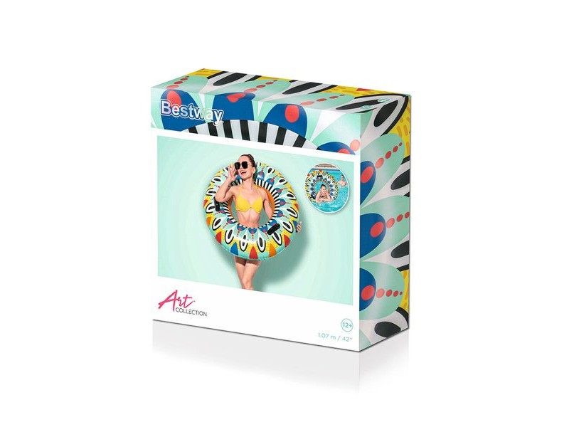 Надуваема Плувка Bestway Многоцветен Ø 107 cm