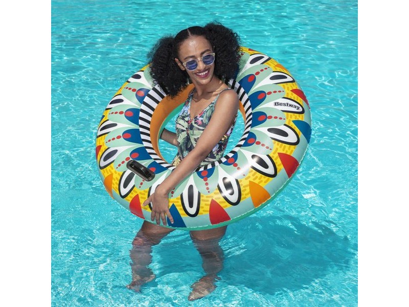 Надуваема Плувка Bestway Многоцветен Ø 107 cm