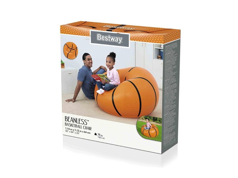 Надуваем стол Bestway Оранжев 114 x 112 x 66 cm 112 x 114 x 66 cm Баскетбол