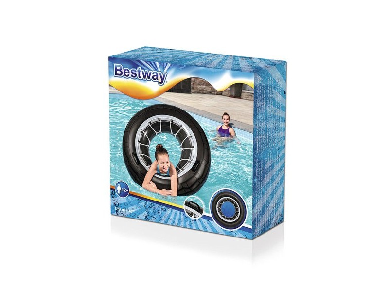 Надуваема гума пояс Bestway Черен Ø 119 cm