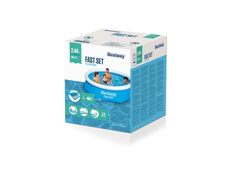Надуваем Басейн Bestway Син 1880 L 244 x 61 cm