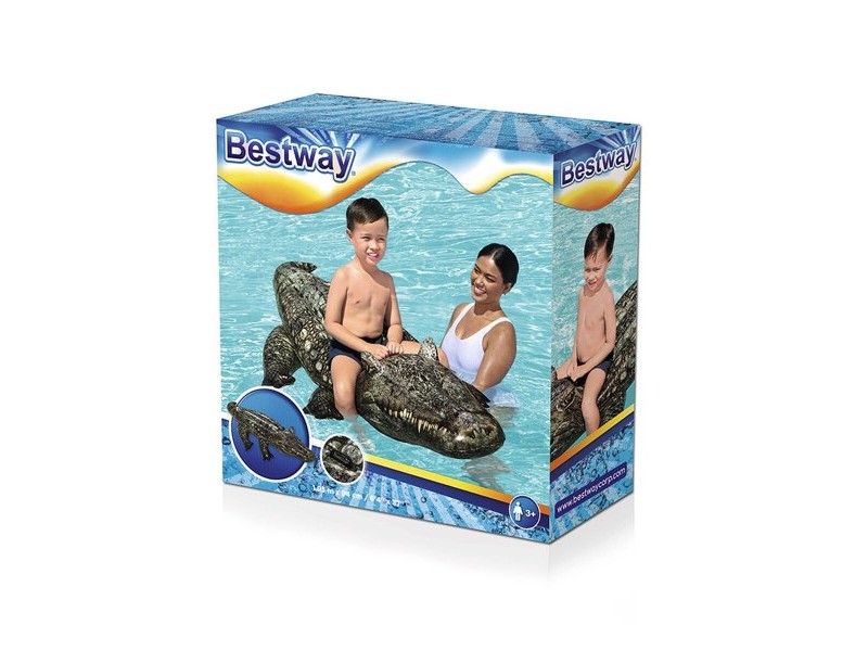 Надуваема Фигура за Басейн Bestway Крокодил 193 x 94 cm 78 x 184 x 38 cm