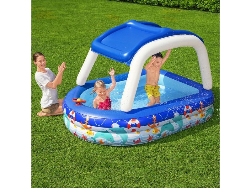 Детски басейн Bestway Многоцветен 213 x 155 x 132 cm 175 x 262 x 51 cm Кораб