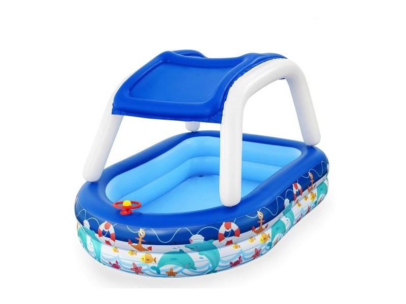 Детски басейн Bestway Многоцветен 213 x 155 x 132 cm 175 x 262 x 51 cm Кораб
