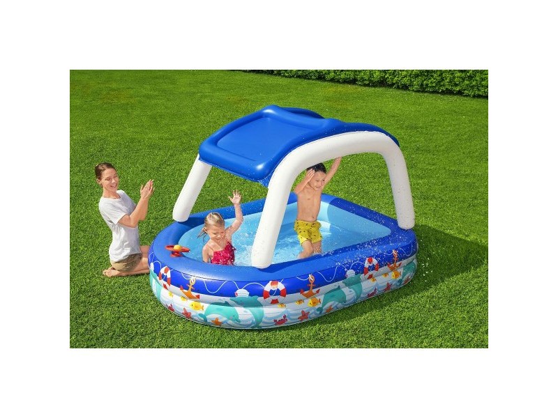 Детски басейн Bestway Многоцветен 213 x 155 x 132 cm 175 x 262 x 51 cm Кораб