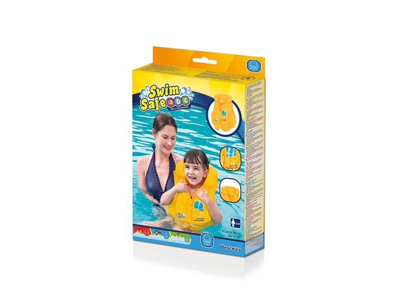 Надуваема Жилетка за Басейн Bestway 51 x 46 cm Октопод