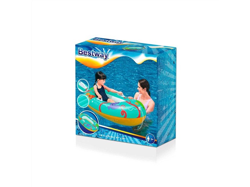 Надуваема Лодка Bestway 119 x 79 cm Син (1 броя)