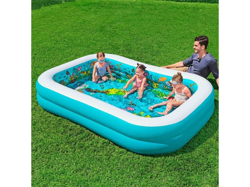 Детски басейн Bestway 3D Многоцветен 262 x 175 x 51 cm 2 Хора