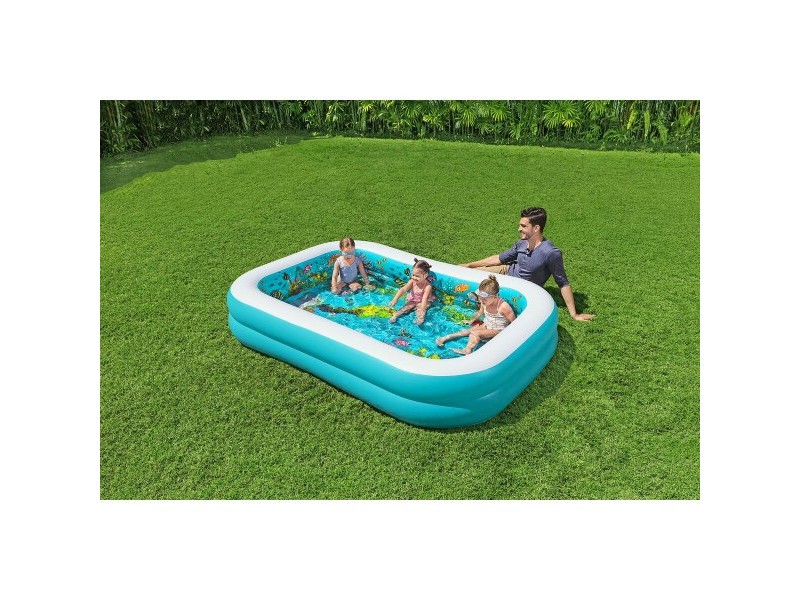 Детски басейн Bestway 3D Многоцветен 262 x 175 x 51 cm 2 Хора