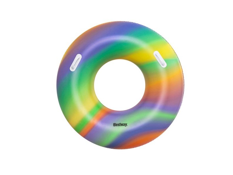 Надуваема Плувка Bestway Многоцветен Дъга Ø 119 cm
