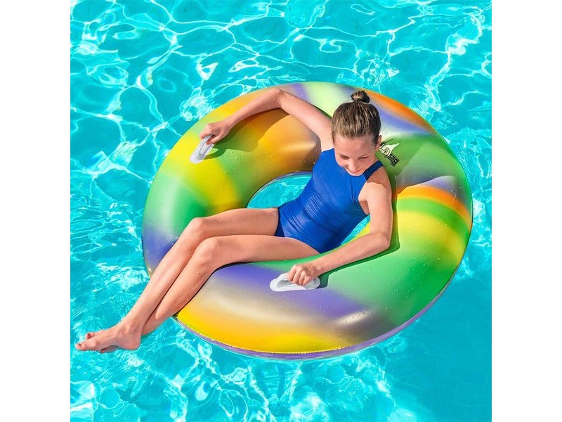 Надуваема Плувка Bestway Многоцветен Дъга Ø 119 cm