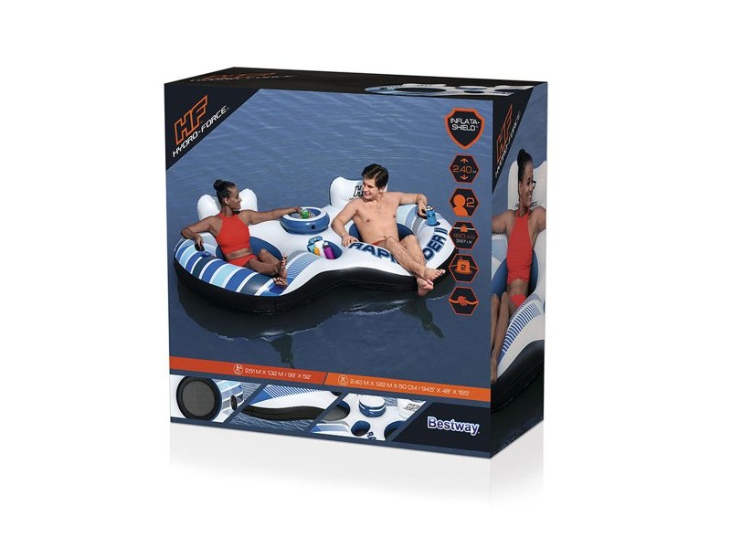 Надуваема гума пояс Bestway Rapid Rider 251 x 132 cm