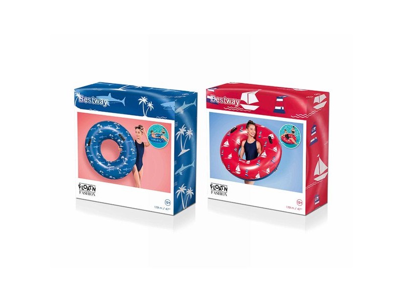 Надуваема Плувка Bestway Ø 119 cm Многоцветен