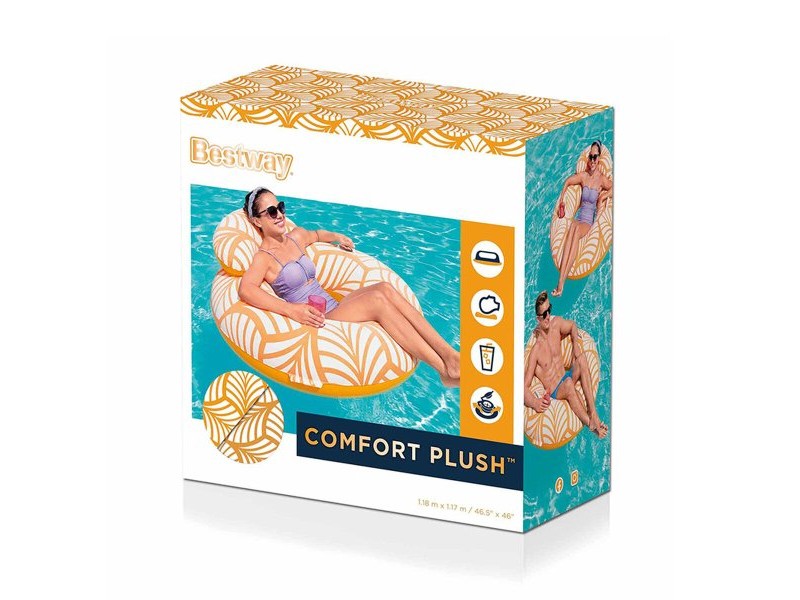 Надуваем стол за басейн Bestway Deluxe 118 x 117 cm Оранжев