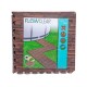 Защитен под за разглобяеми басейни Bestway 50 x 50 cm Дървен