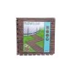 Защитен под за разглобяеми басейни Bestway 50 x 50 cm Дървен