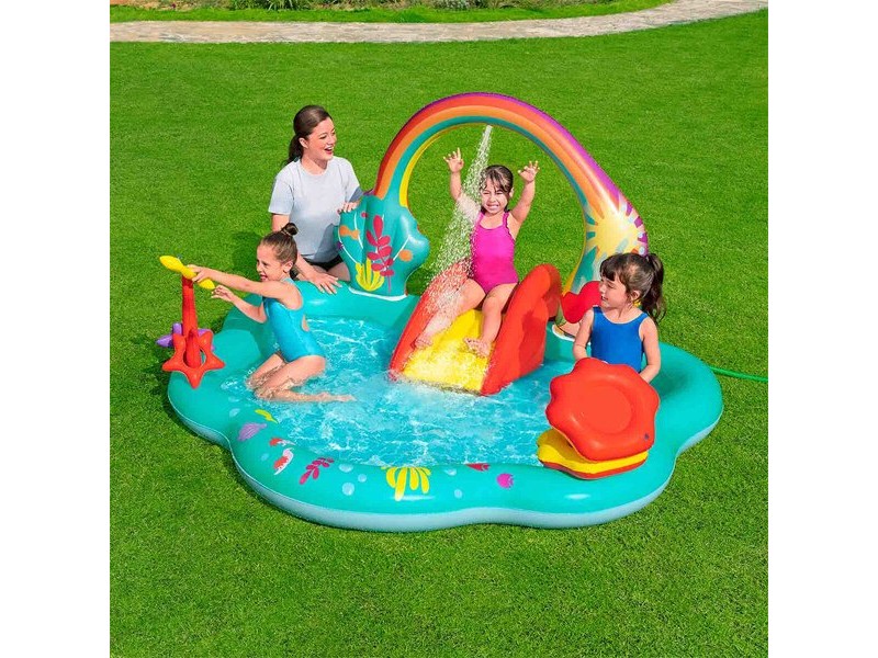 Детски басейн Bestway 221 x 193 x 117 cm Игрище