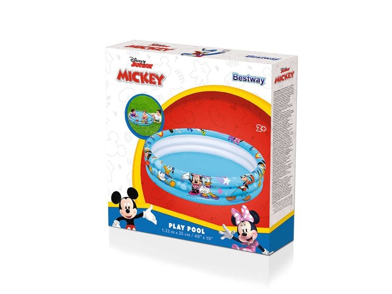 Детски басейн Bestway Mickey & Friends 122 x 25 cm (1 броя)
