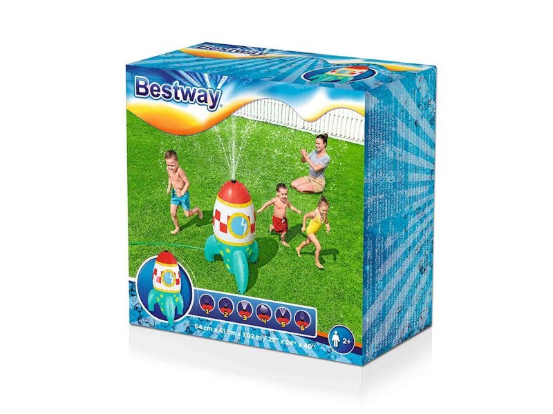 Спринклер Играчка Водна Пръскачка Bestway Пластмаса 64 x 61 x 102 cm 61 x 64 x 102 cm Космически Кораб