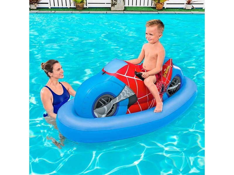 Надуваем матрак Bestway Spiderman Мото 170 x 84 cm