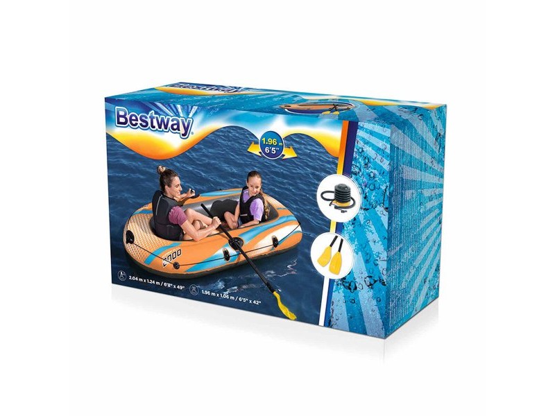 Надуваема Лодка Bestway Kondor Elite 2000 196 x 106 x 31 cm Надуваема Лодка Bestway Kondor Elite 2000 196 x 106 x 31 cm