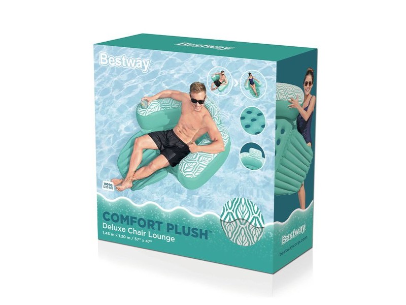Надуваем стол за басейн Bestway Comfort Plush 145 x 120 cm