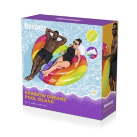 Надуваем Остров Bestway Дъга 175 x 163 cm