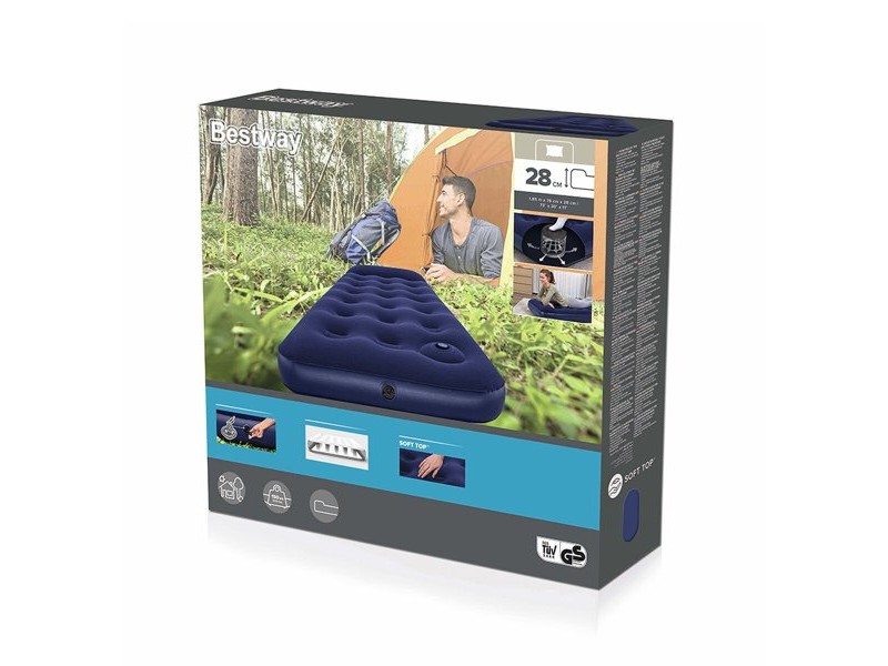 Air Bed Bestway 185 x 76 x 28 cm Индивидуален