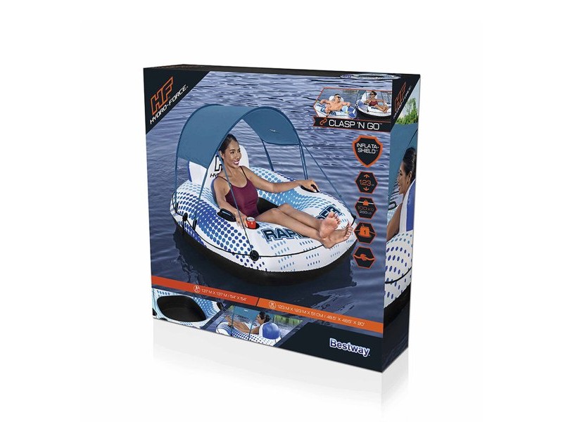 Надуваема гума пояс Bestway Rapid Rider Ø 137 cm Надуваема гума пояс Bestway Rapid Rider Ø 137 cm