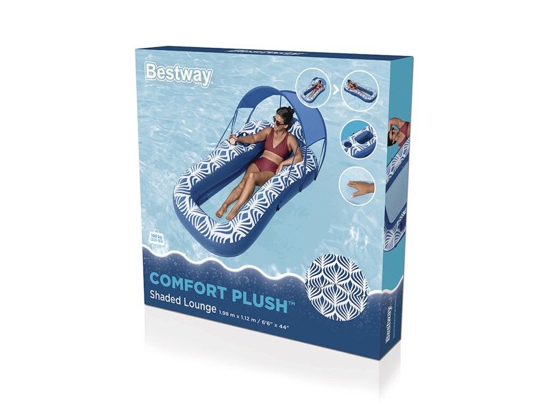 Надуваем матрак Bestway 198 x 112 cm