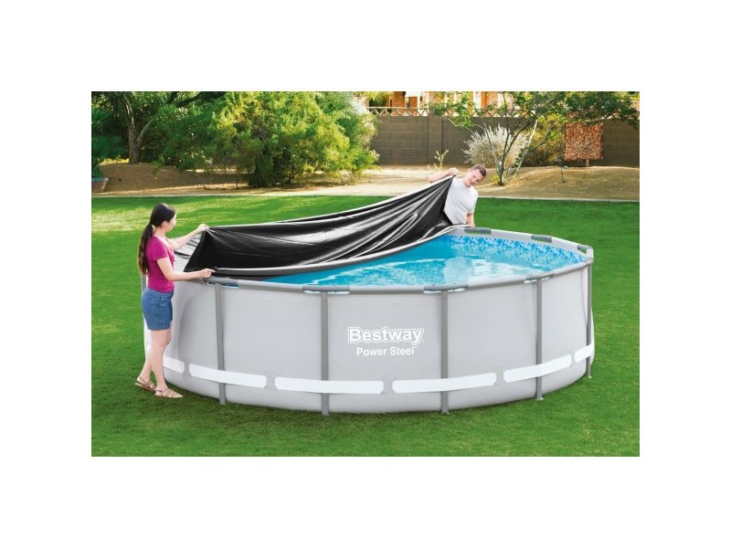 Покривало за плувен басейн Bestway Черен Ø 427 cm
