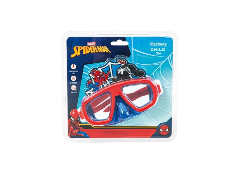Маска за гмуркане Bestway Син Spiderman