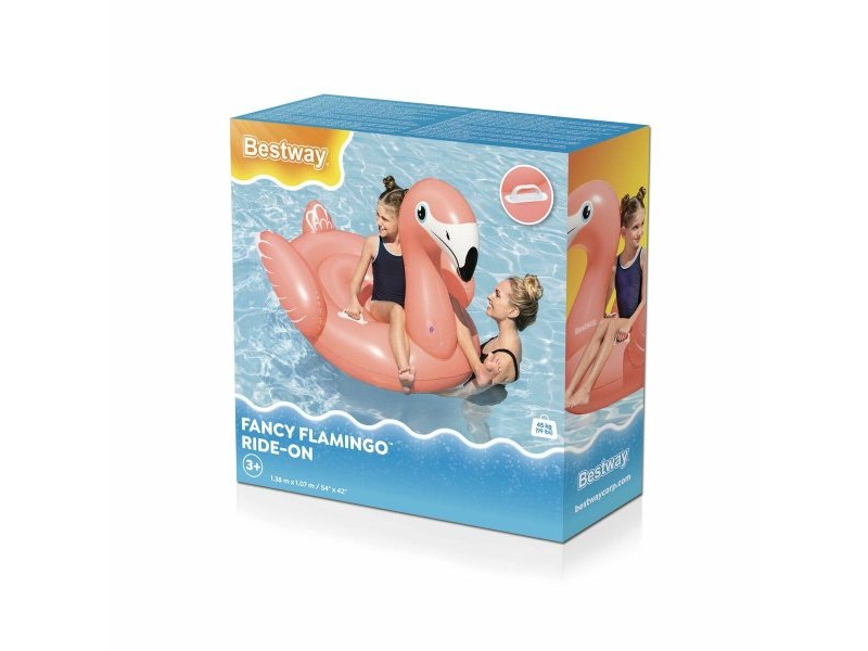 Надуваема Фигура за Басейн Bestway Flamingo 128 x 110 x 87 cm